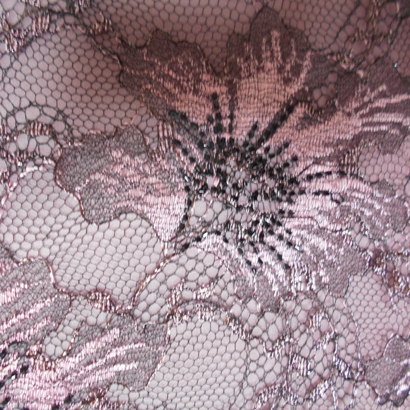 New CARMEN MARC VALVO Sz 14W Dentelle Evening Top - Picture 7 of 8